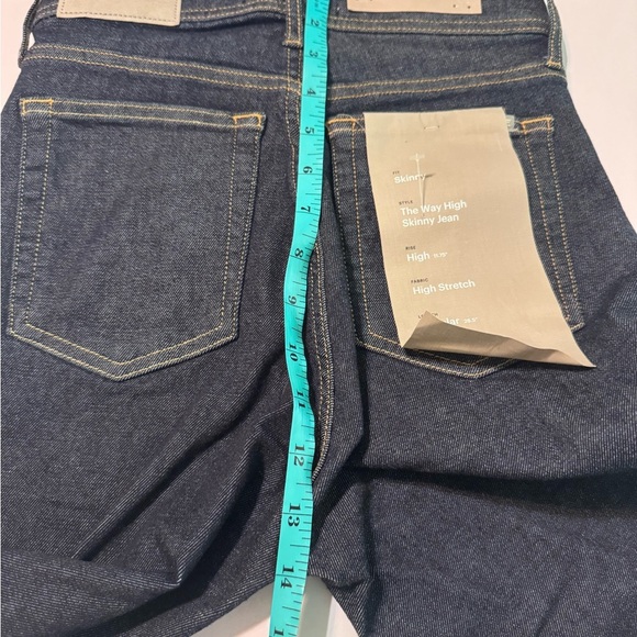 Everlane Women's The Way High Skinny Jean Sz 25 Dark Blue NEW NWT - Picture 3 of 8